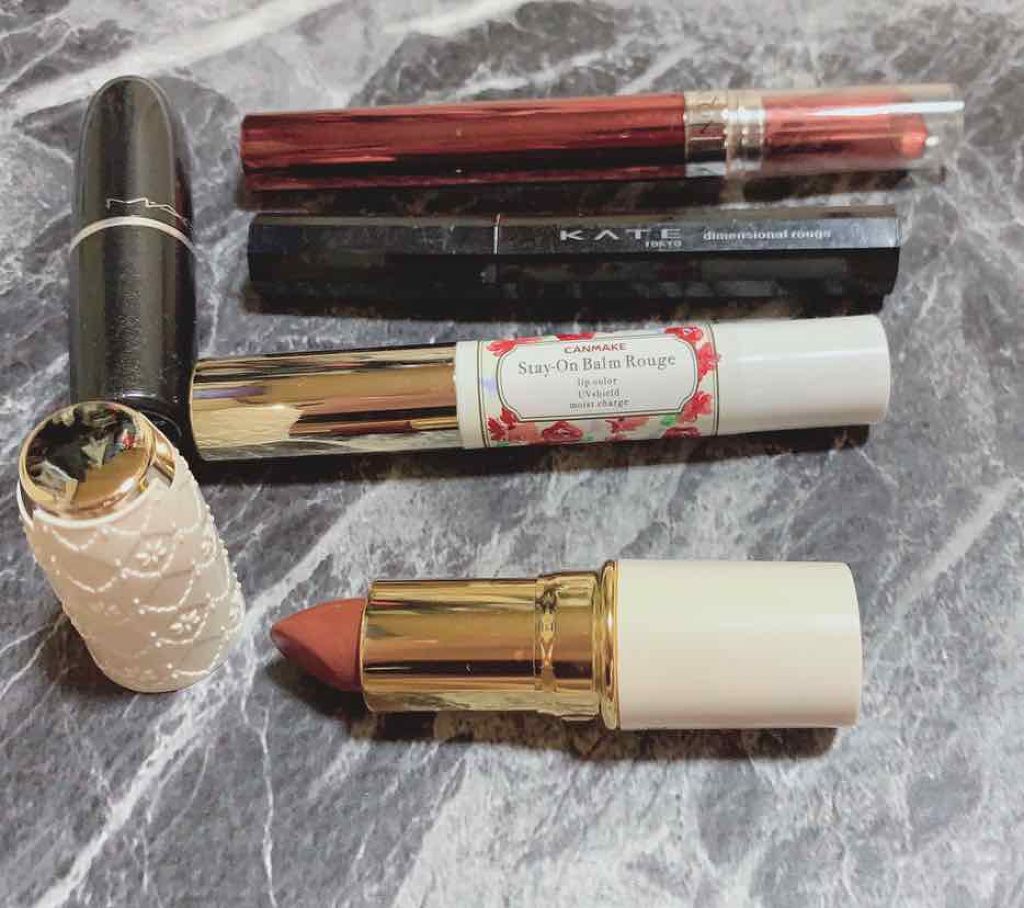 ラスティング リップカラーN/CEZANNE/口紅を使ったクチコミ（1枚目）