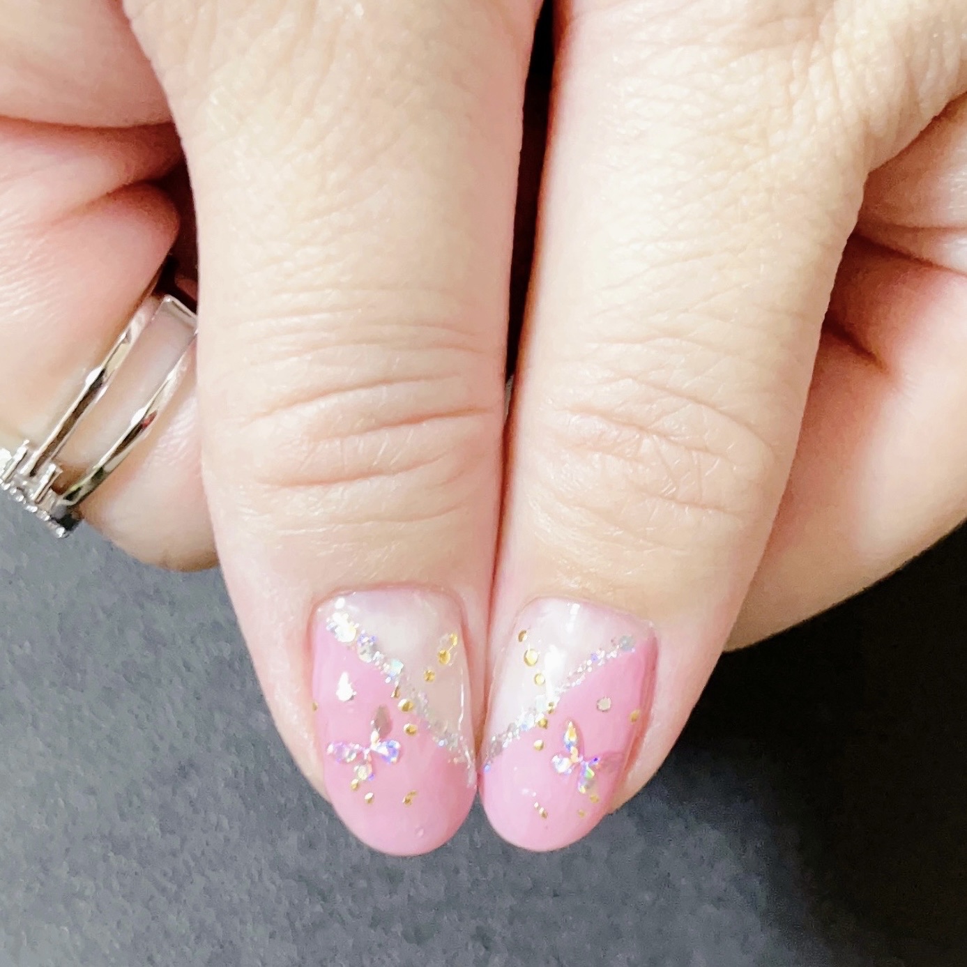 ジェルネイル（ライト対応）/セリア/ジェルネイルを使ったクチコミ（3枚目）