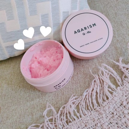 Q+Me スウィート ボム タラソ スクラブ/AGARISM/バスト・ヒップケアを使ったクチコミ(1枚目)