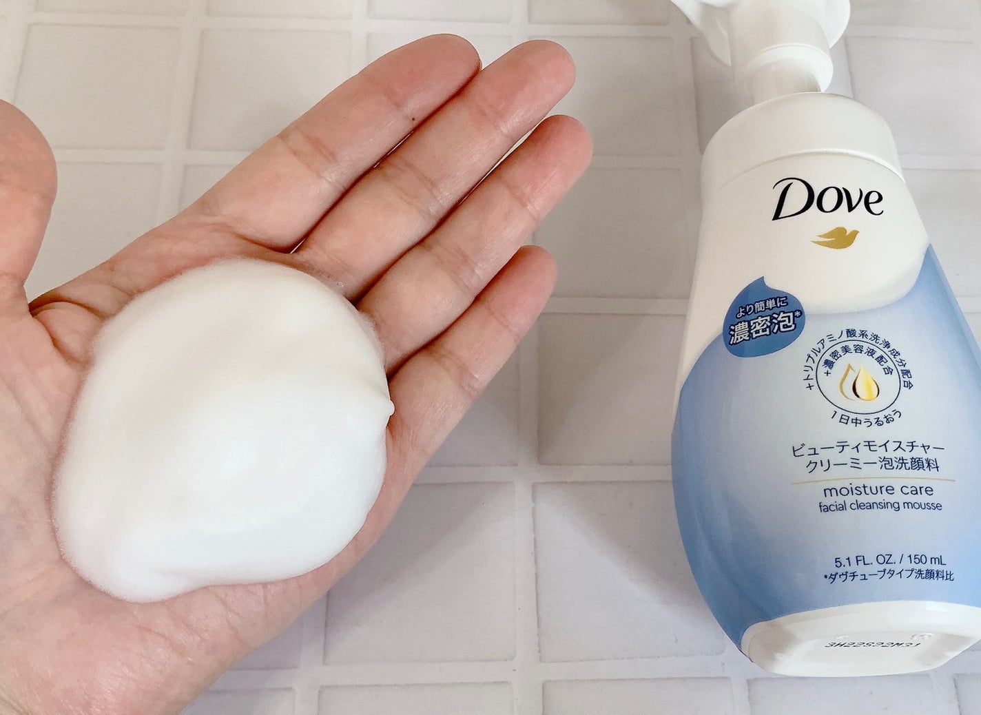 ビューティモイスチャー クリーミー泡洗顔料/ダヴ/泡洗顔を使ったクチコミ(4枚目)