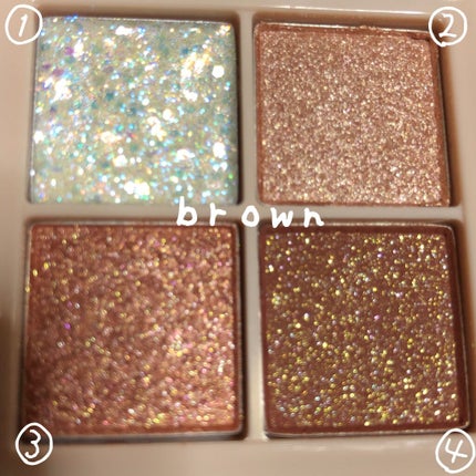 TWINKLE POP Pearl Flex Glitter Eye Palette/CLIO/アイシャドウパレットを使ったクチコミ(4枚目)