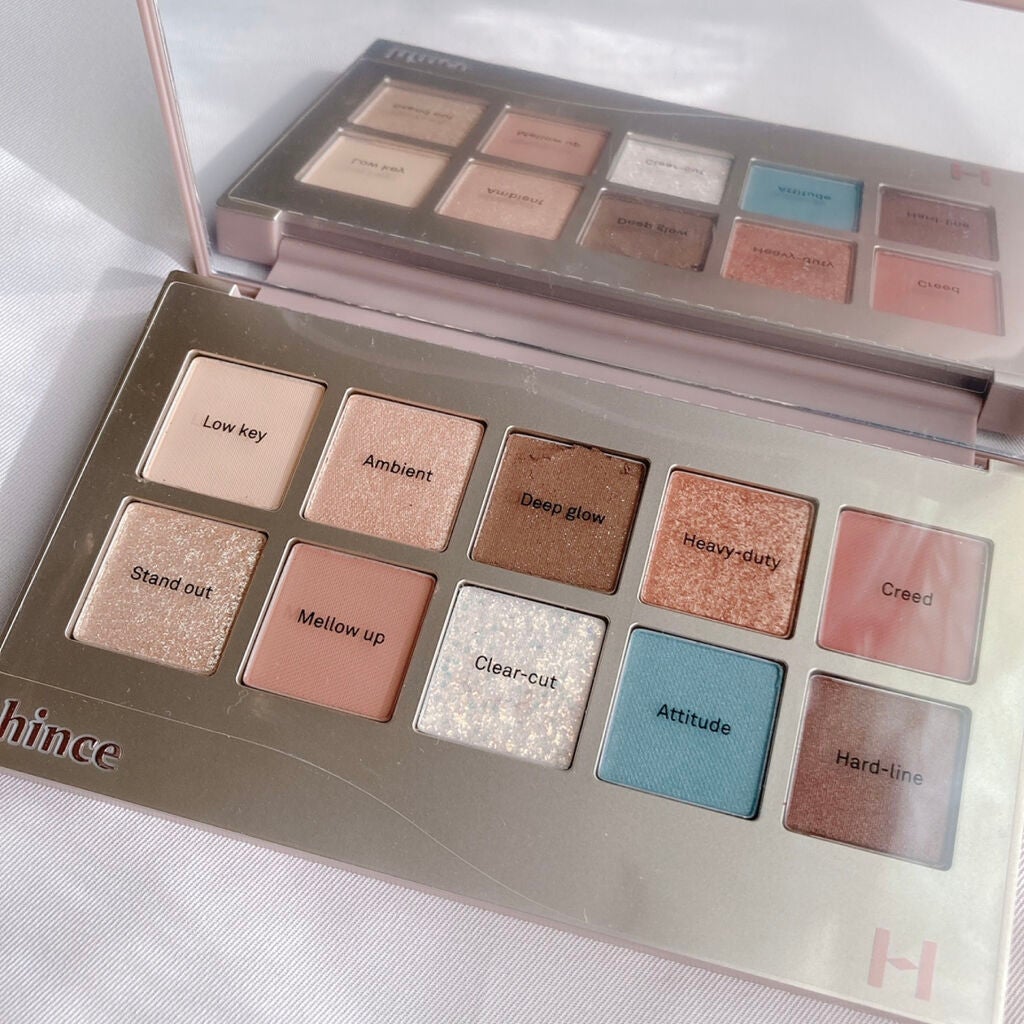 ニューデップスアイシャドウパレット/hince/アイシャドウパレットを使ったクチコミ(2枚目)