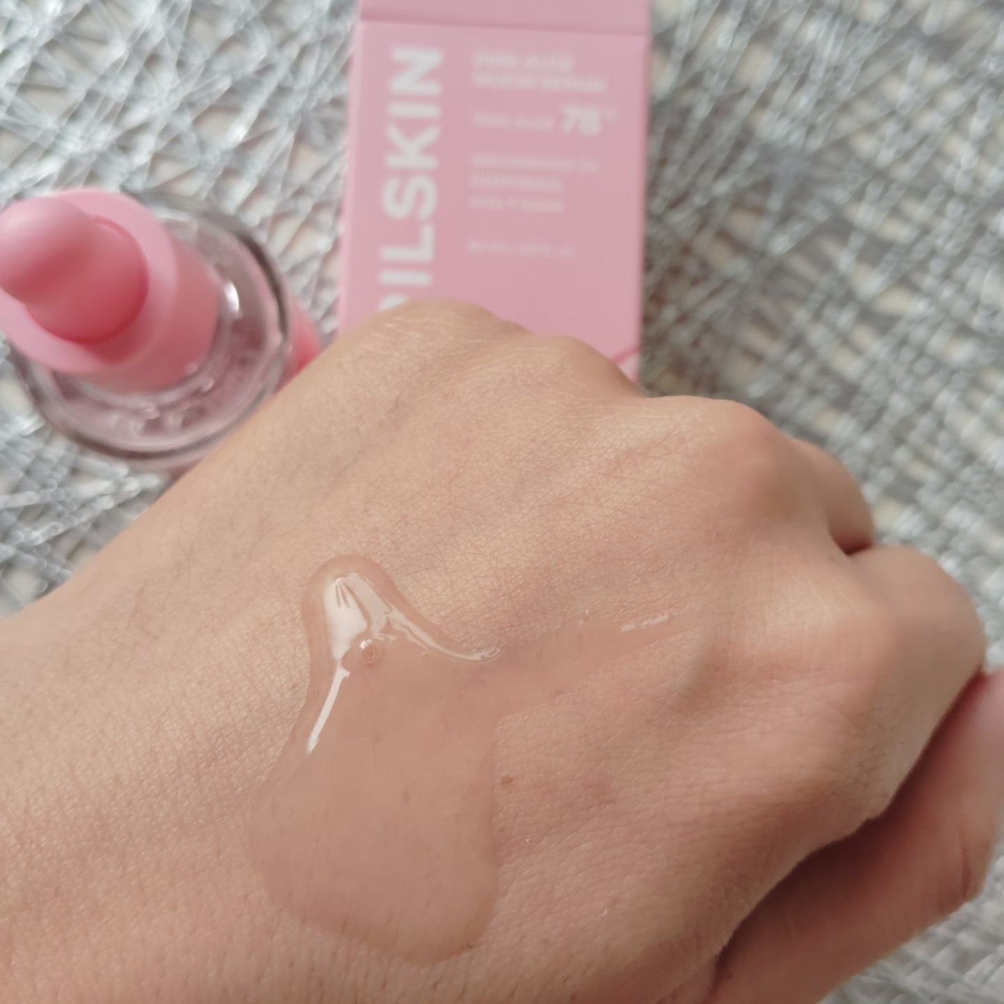 ピンクアロエムチンセラム/APRILSKIN/美容液を使ったクチコミ（3枚目）