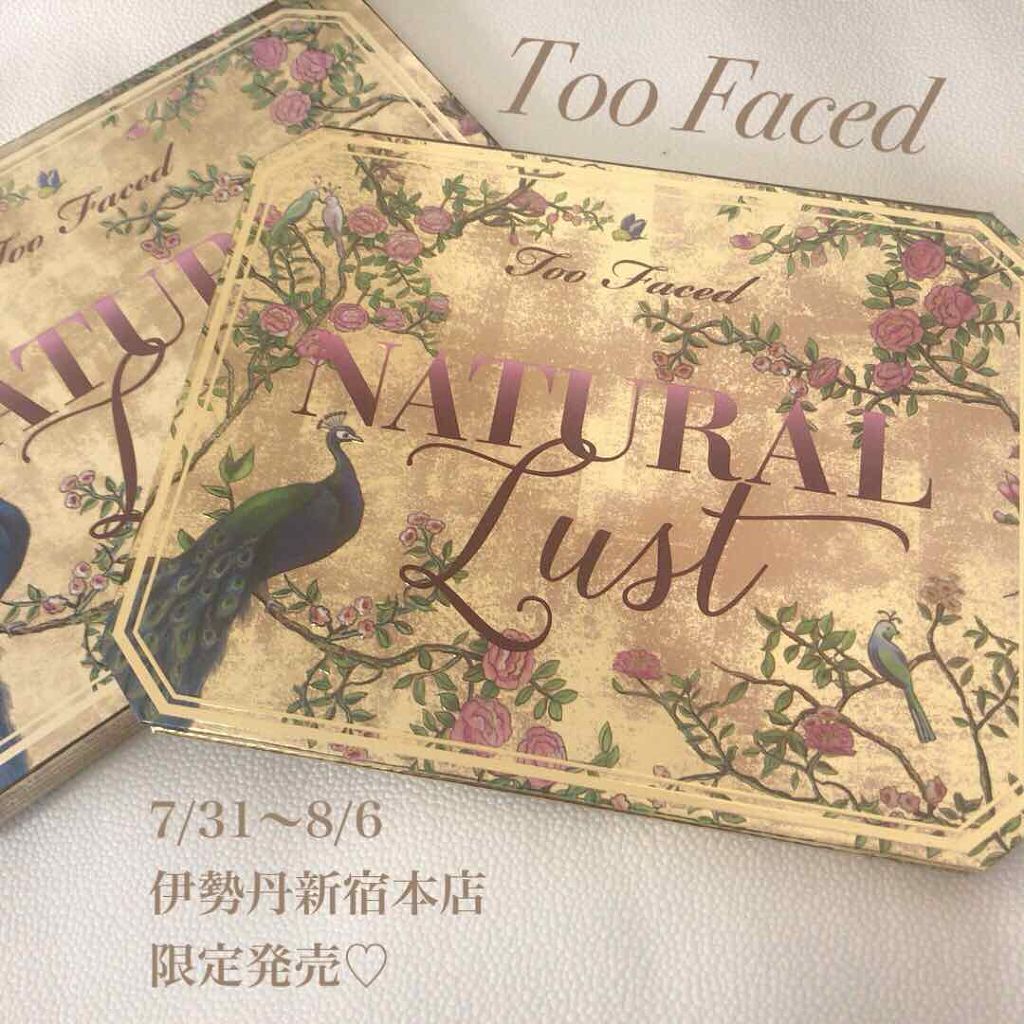 ナチュラル ラスト アイシャドウ パレット/Too Faced/アイシャドウパレットを使ったクチコミ(1枚目)