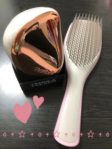 タングルティーザー ザ・アルティメットディタングラー ペブルグレースウィート/TANGLE TEEZER/ヘアブラシを使ったクチコミ（1枚目）