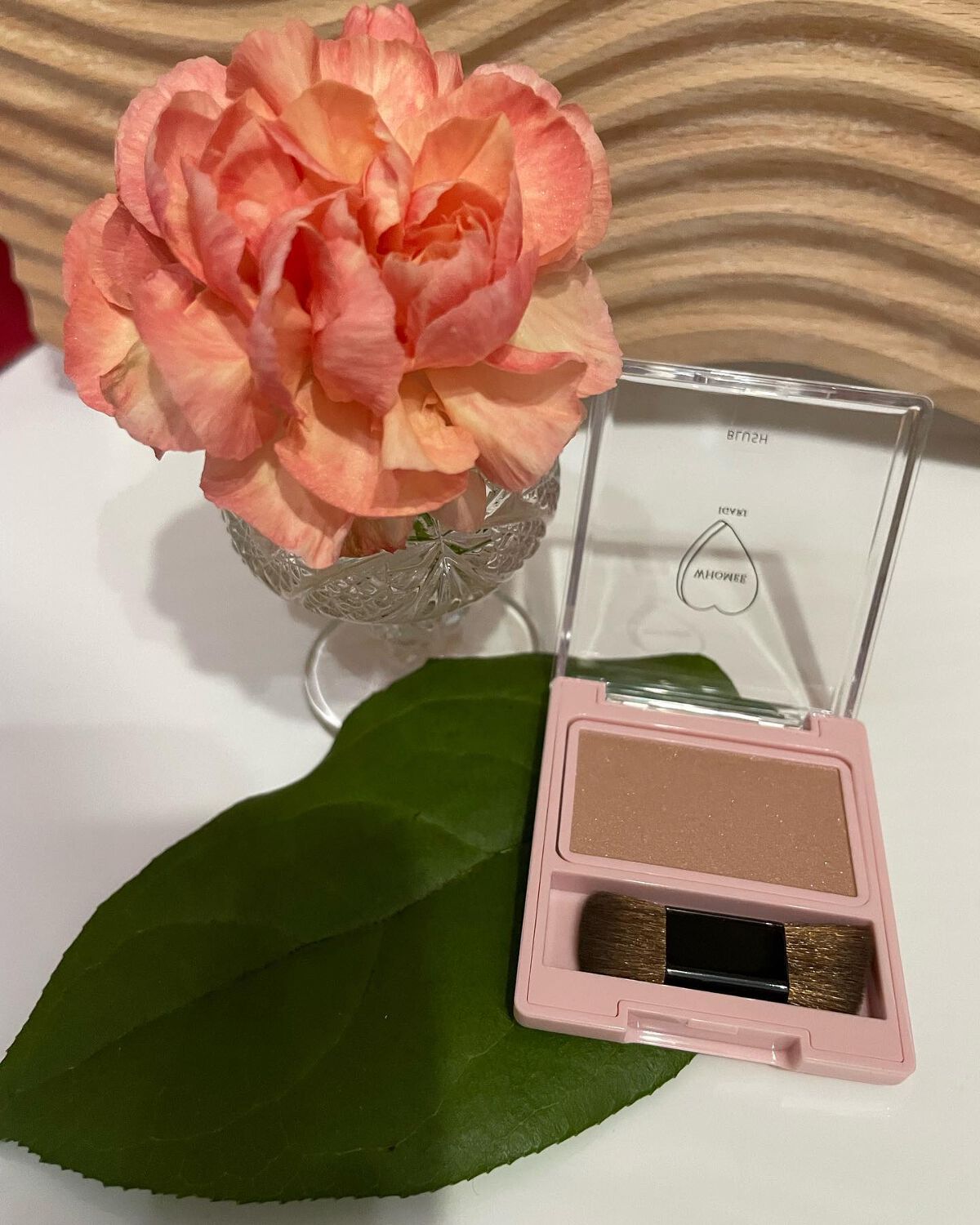 アイブロウブラシ 扇型 熊野筆/WHOMEE/メイクブラシを使ったクチコミ(4枚目)