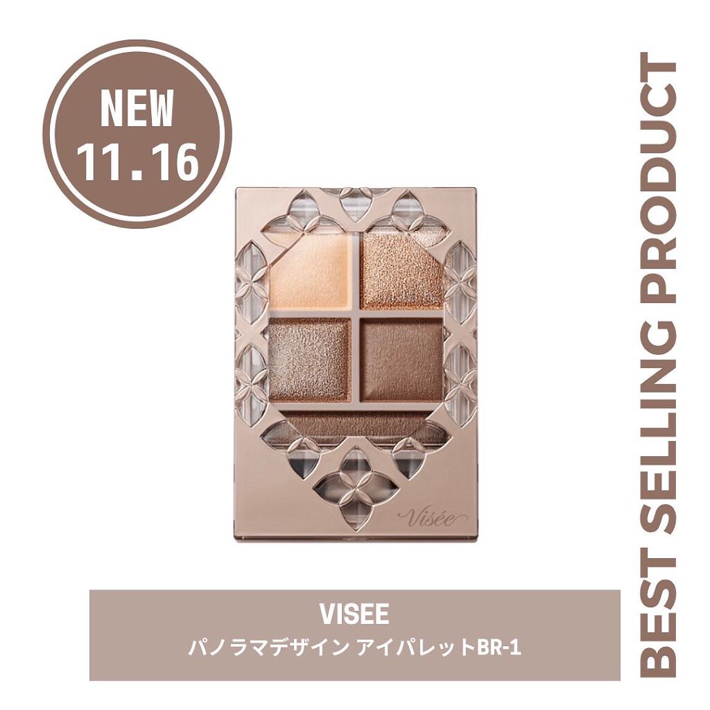 パノラマデザイン アイパレット/Visée/アイシャドウパレットを使ったクチコミ（1枚目）