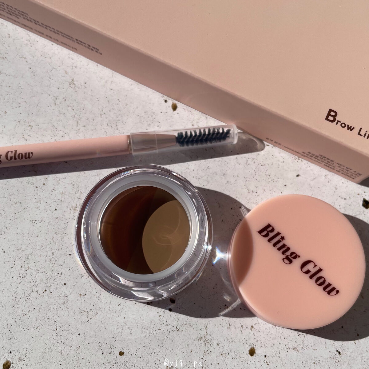 ブロウライナー 01 ライトデュオ/BLING GLOW/その他アイブロウを使ったクチコミ（2枚目）