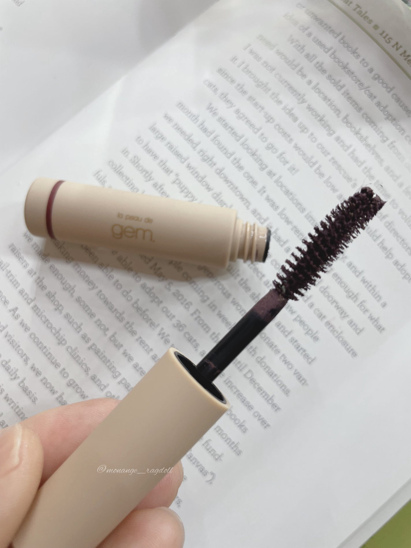 gemini mascara/la peau de gem./マスカラを使ったクチコミ(3枚目)