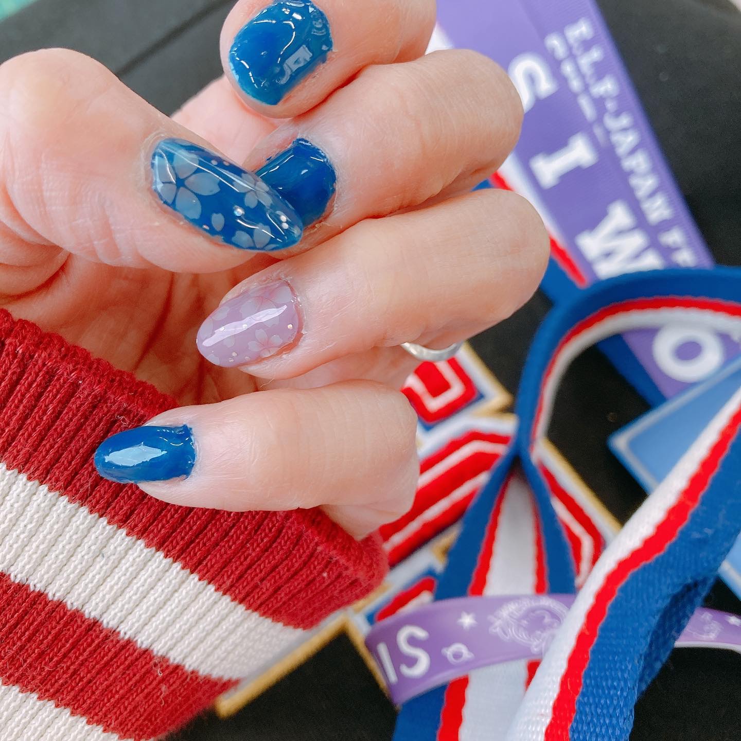 BRG ジェルネイル 30 パープル/DAISO/ジェルネイルを使ったクチコミ（1枚目）