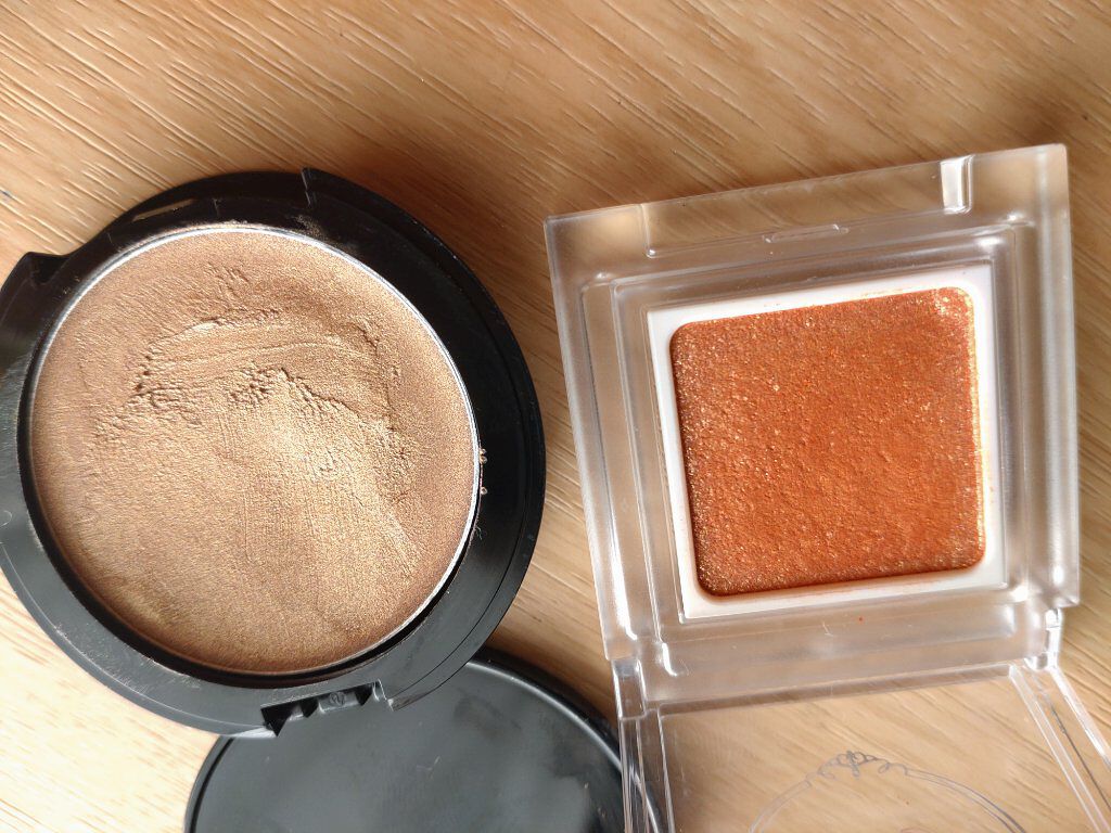 24 ミネラルクリームシャドー 02 グロッシーブロンズ/24h cosme/ジェル・クリームアイシャドウを使ったクチコミ（1枚目）