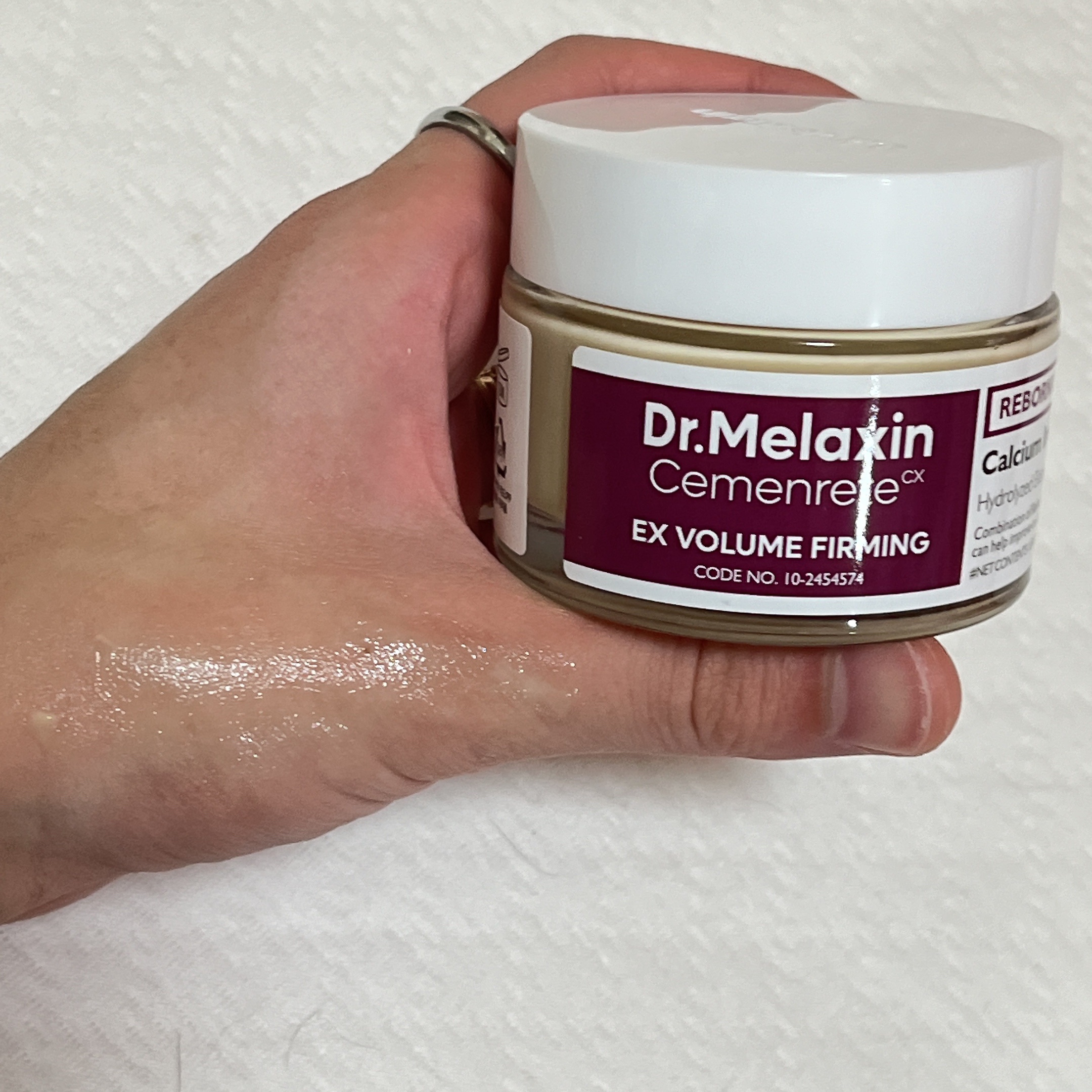 Cemenrete Calcium Intense Cream/Dr.Melaxin/フェイスクリームを使ったクチコミ（2枚目）