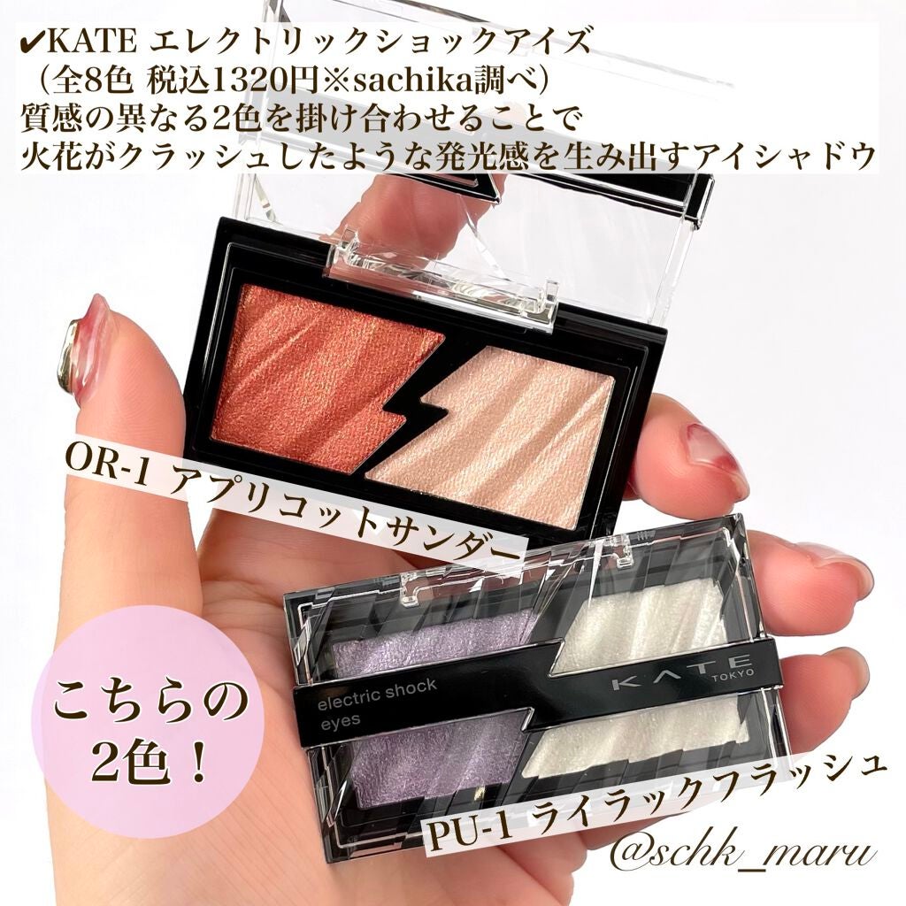 エレクトリックショックアイズ /KATE/アイシャドウパレットを使ったクチコミ(3枚目)