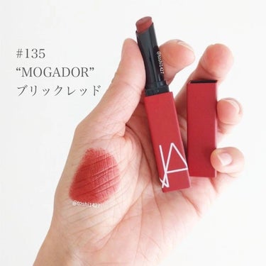 パワーマット リップスティック 135 ブリックレッド/NARS/口紅を使ったクチコミ（3枚目）