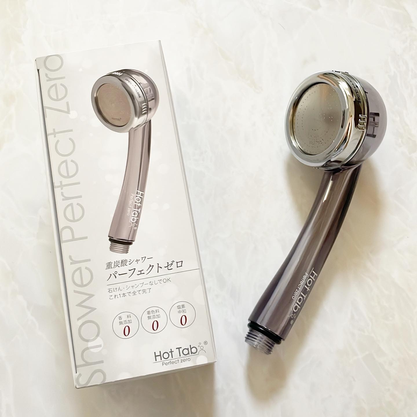 HOT TAB SHOWER 9錠/HOT TAB/シャワーヘッドを使ったクチコミ（1枚目）