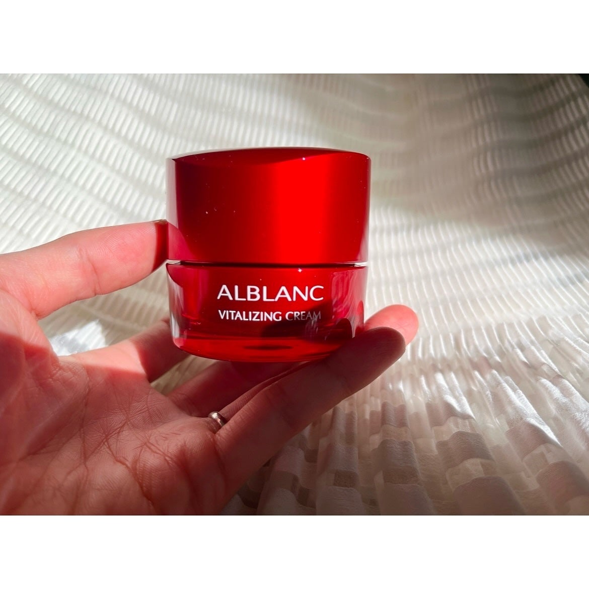 バイタライジングクリーム/ALBLANC/フェイスクリームを使ったクチコミ(2枚目)