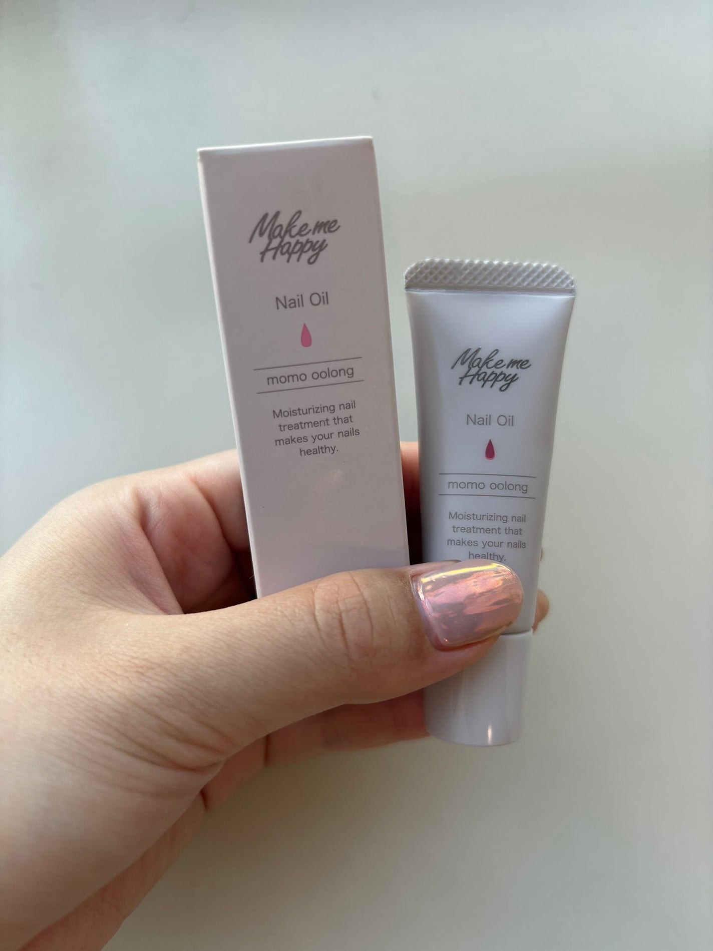 よつば on LIPS 「諦めかけてたメイクミーハッピーのネイルオイル桃烏龍🍑渋谷のロフ..」(1枚目)