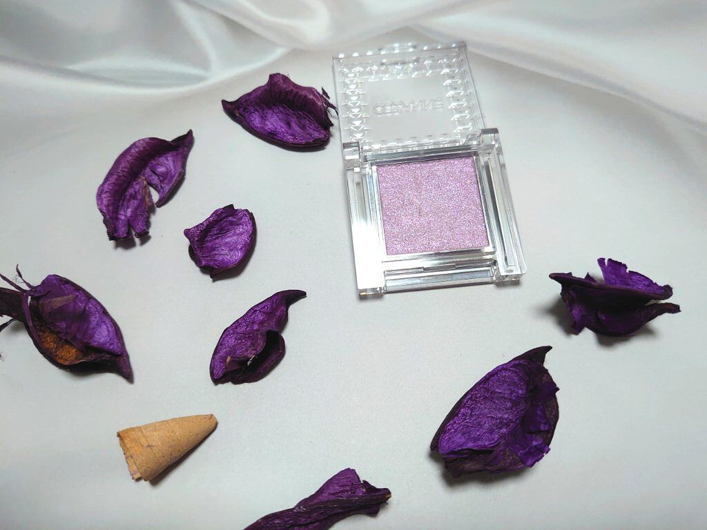 シングルカラーアイシャドウ 05 ピュアラベンダー/CEZANNE/単色アイシャドウを使ったクチコミ（2枚目）