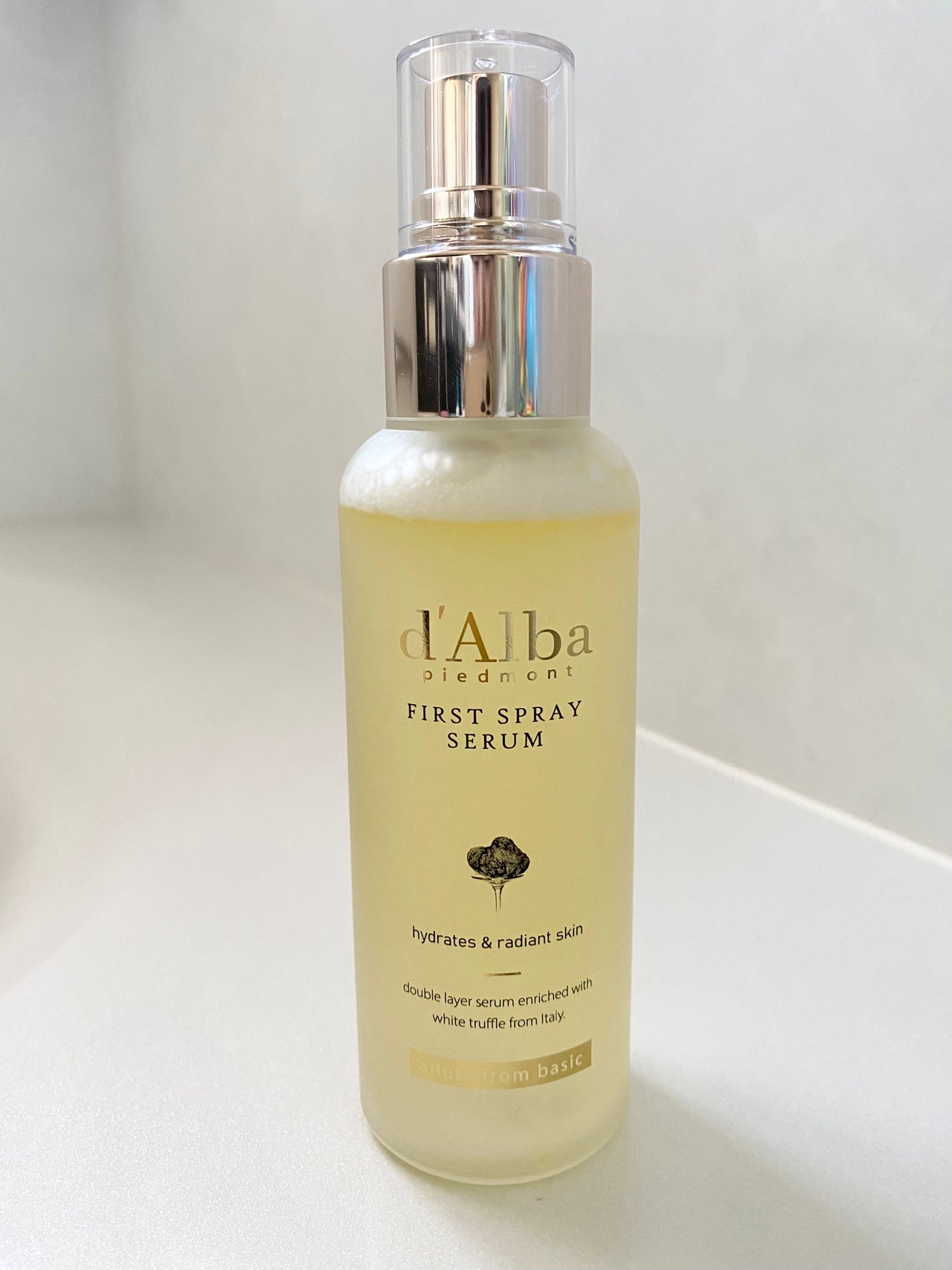 ダルバ ホワイトトリュフファーストスプレーセラム/ダルバ/ミスト状化粧水を使ったクチコミ(2枚目)