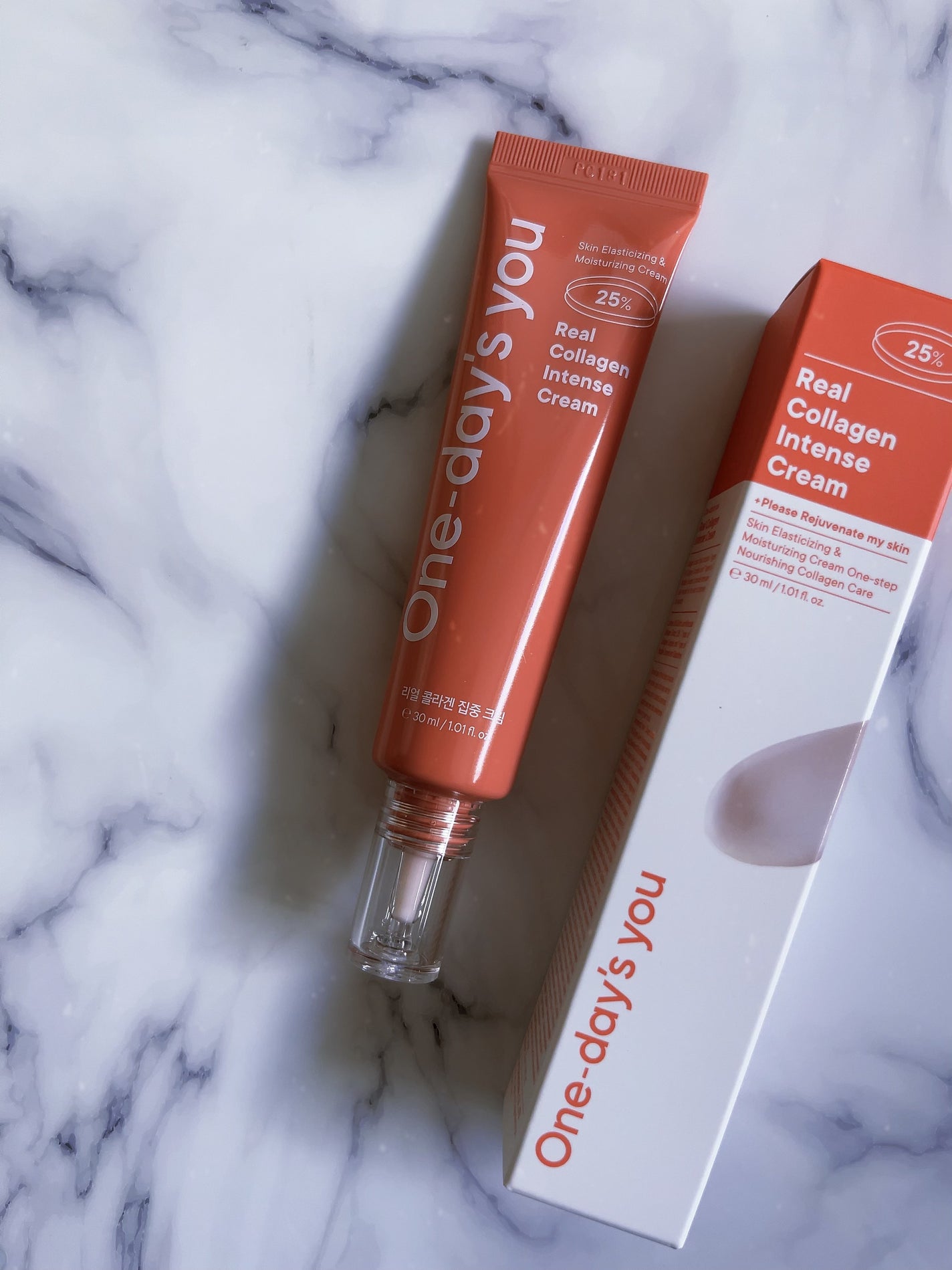 リアルコラーゲンインテンスクリーム /One-day's you/フェイスクリームを使ったクチコミ(2枚目)