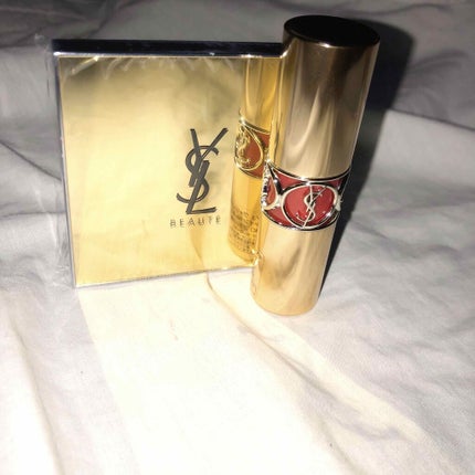 ルージュ ヴォリュプテ シャイン/YVES SAINT LAURENT BEAUTE/口紅を使ったクチコミ(4枚目)