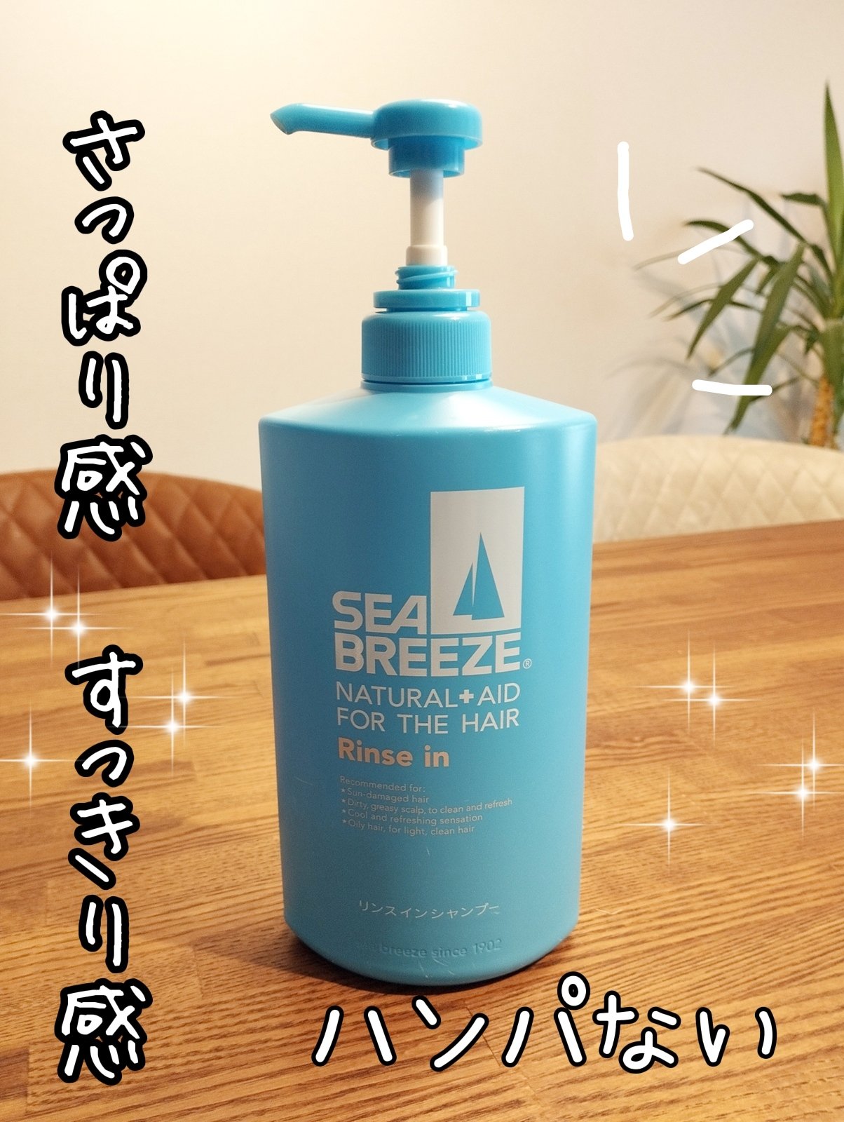 リンスインシャンプー/シーブリーズ/市販シャンプーを使ったクチコミ（1枚目）