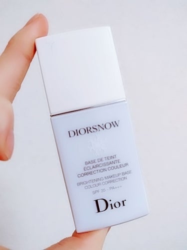 スノー メイクアップ ベース UV35 SPF35／PA+++/Dior/化粧下地を使ったクチコミ（1枚目）