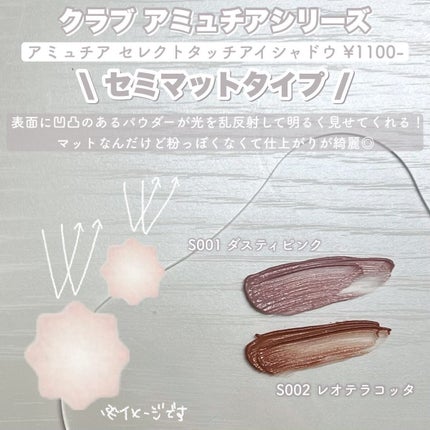 アミュチア セレクトタッチアイシャドウ/クラブ/リキッドアイシャドウを使ったクチコミ(5枚目)