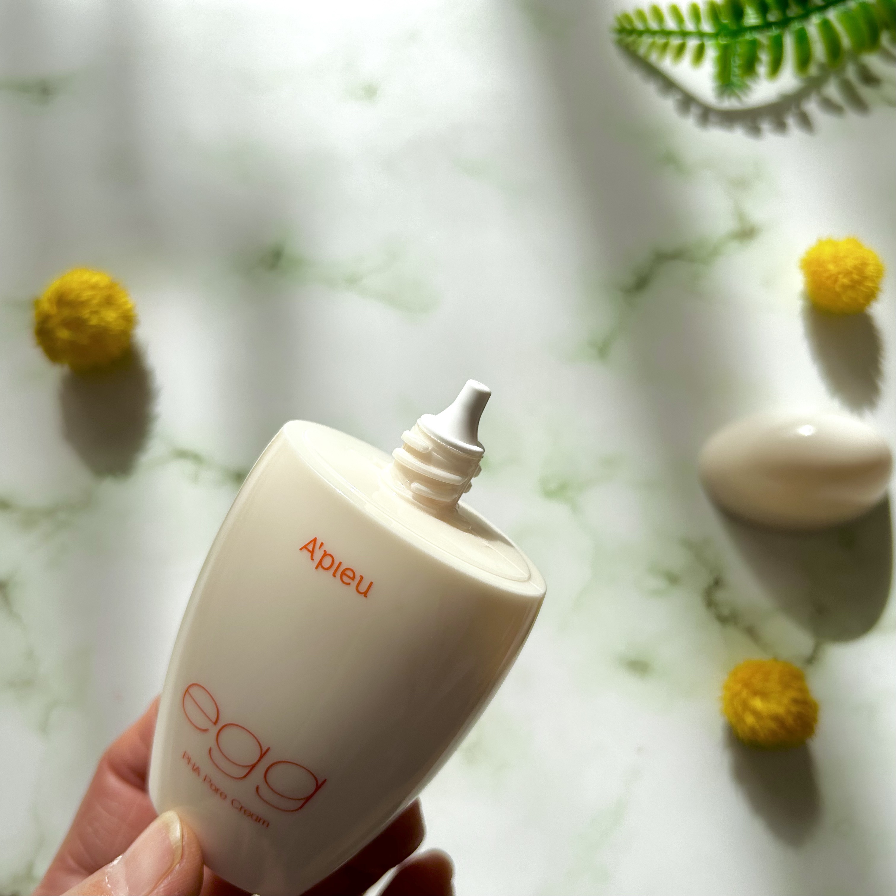 毛穴レスむき卵肌クリーム/A’pieu/フェイスクリームを使ったクチコミ（3枚目）