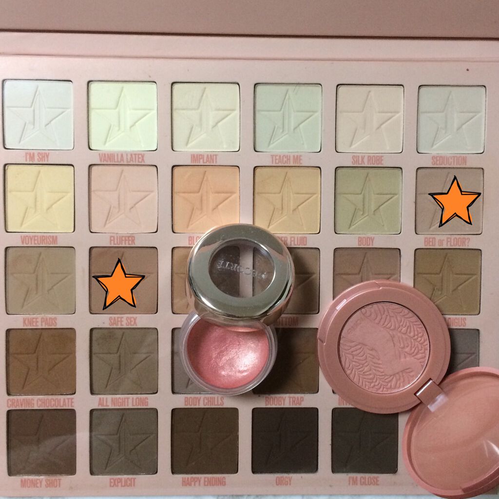 試してみた】Orgy Eyeshadow Palette Jeffree Star Cosmeticsの