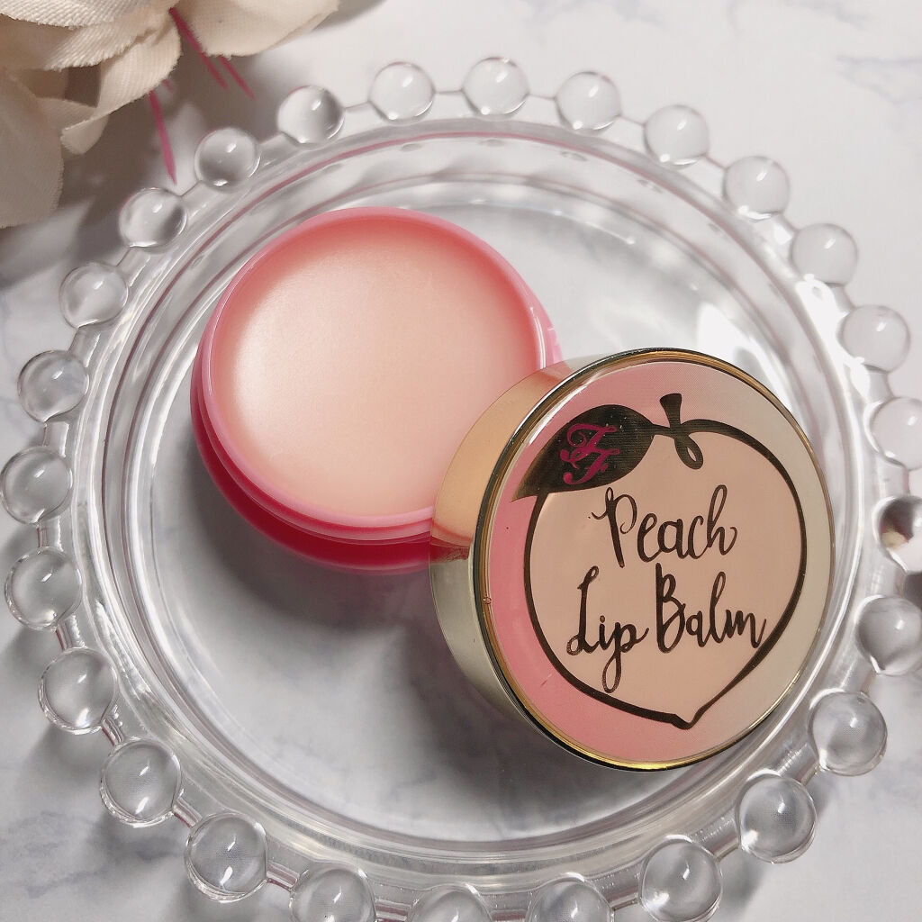 ピーチリップバーム モイスチャー/Too Faced/リップバームを使ったクチコミ（2枚目）