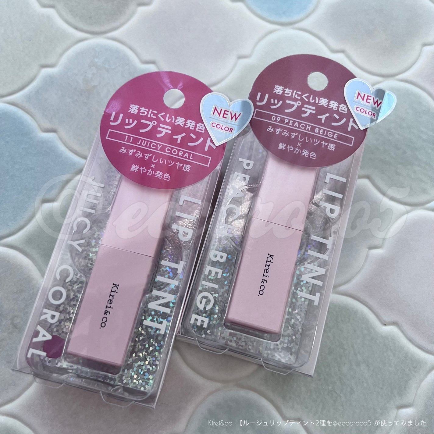 ルージュリップティント/Kirei&co./口紅を使ったクチコミ(1枚目)