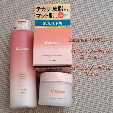 Calamee（カラミー）
カラミンノーセバムローション
カラミンノーセバムジェル

ロート製薬が着目した“カラミンパウダー※2”がテカリ・皮脂を抑える！
※2カラミン(吸着剤)

ローション：180m