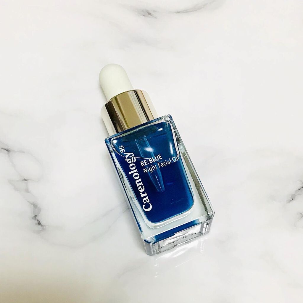 リブルーナイトフェイシャルオイル/Carenology95/美容液を使ったクチコミ（1枚目）