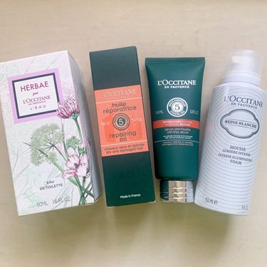 ファイブハーブス リペアリングヘアオイル/L'OCCITANE/ヘアオイルを使ったクチコミ（1枚目）