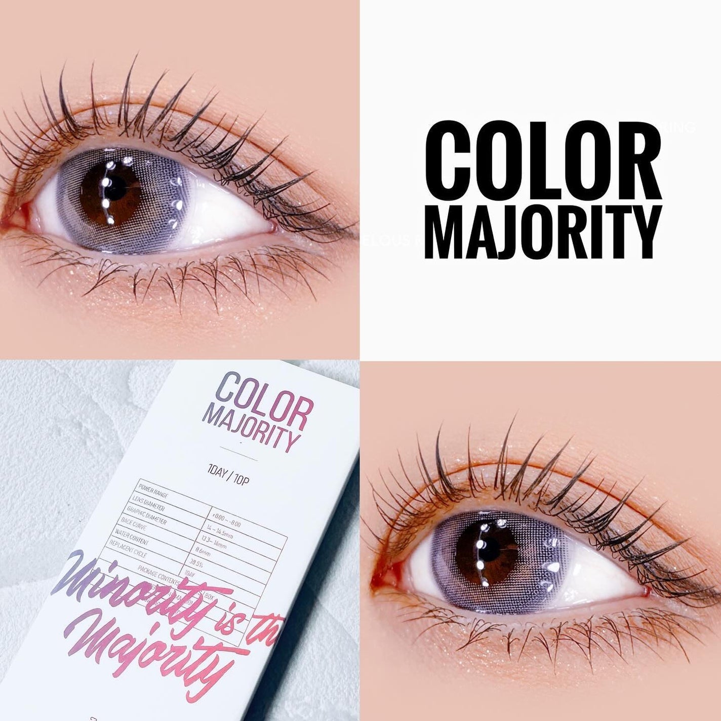 カラーマジョリティー/カラーマジョリティー/カラーコンタクトレンズを使ったクチコミ(1枚目)