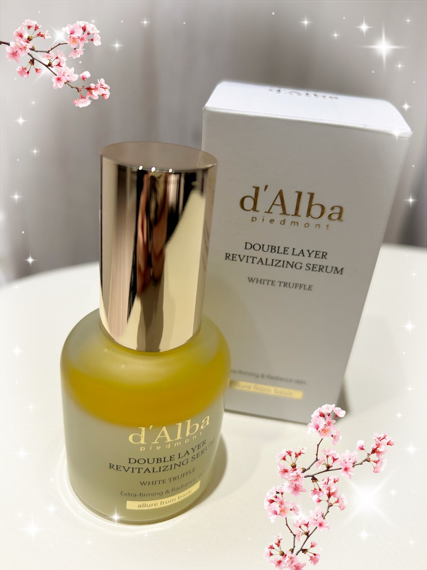 ホワイトトリュフダブルレイヤーリバイタライジングセラム/ダルバ/美容液を使ったクチコミ(1枚目)