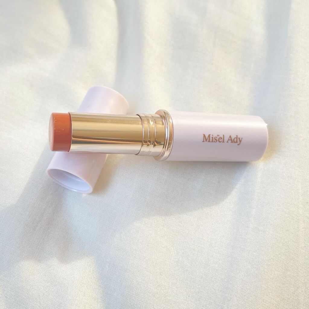 シアーグロウスティック チークカラー 01 ヌードオレンジ/ミゼルエディ/ジェル・クリームチークを使ったクチコミ（1枚目）