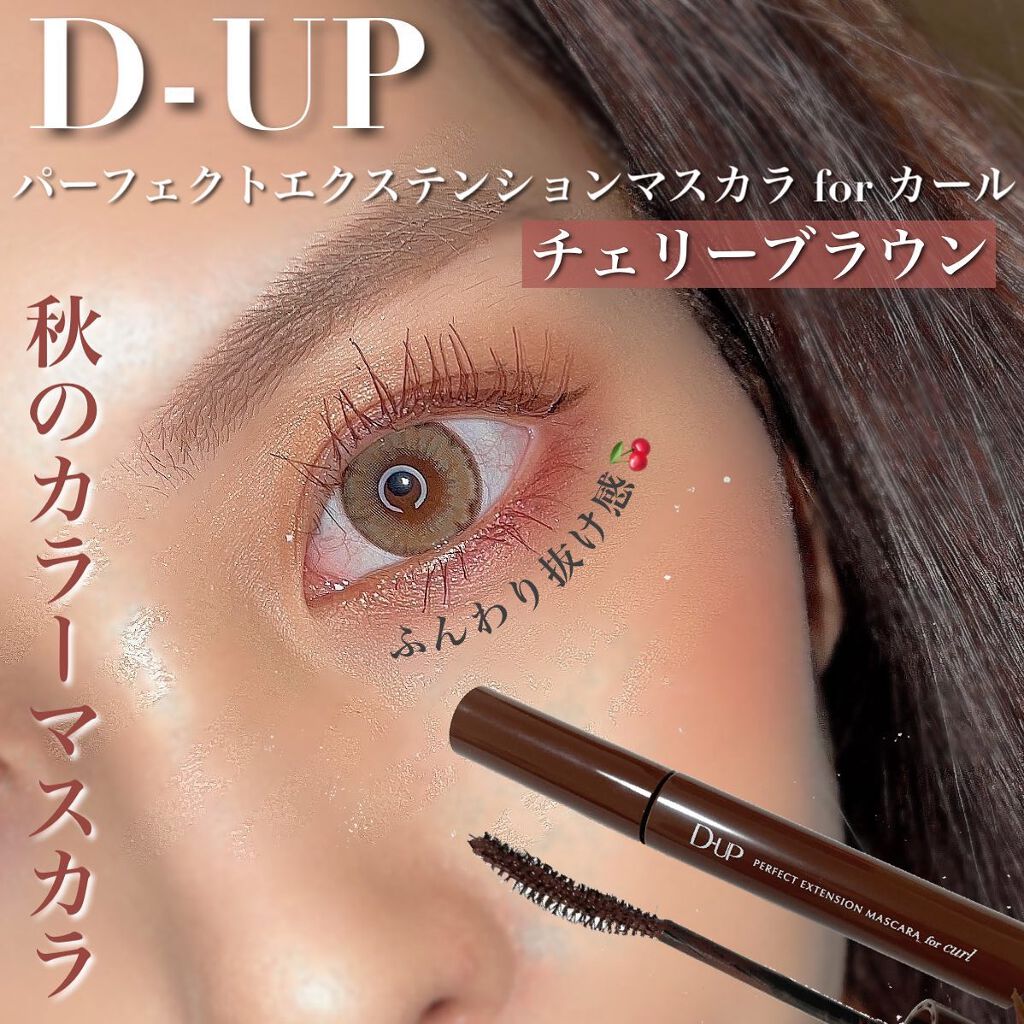 パーフェクトエクステンション マスカラ for カール/D-UP/マスカラを使ったクチコミ(1枚目)