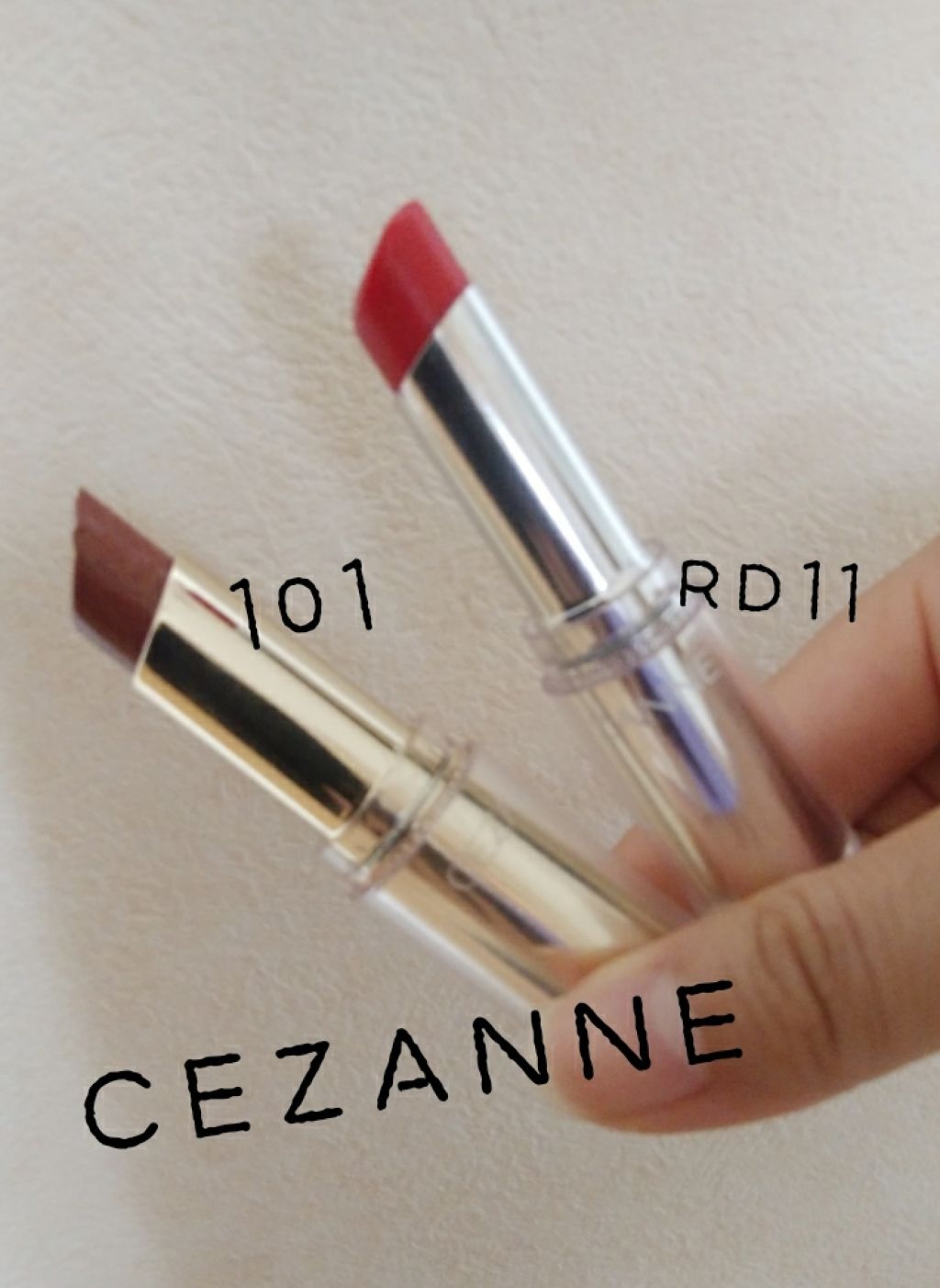 ラスティンググロスリップ/CEZANNE/口紅を使ったクチコミ(1枚目)