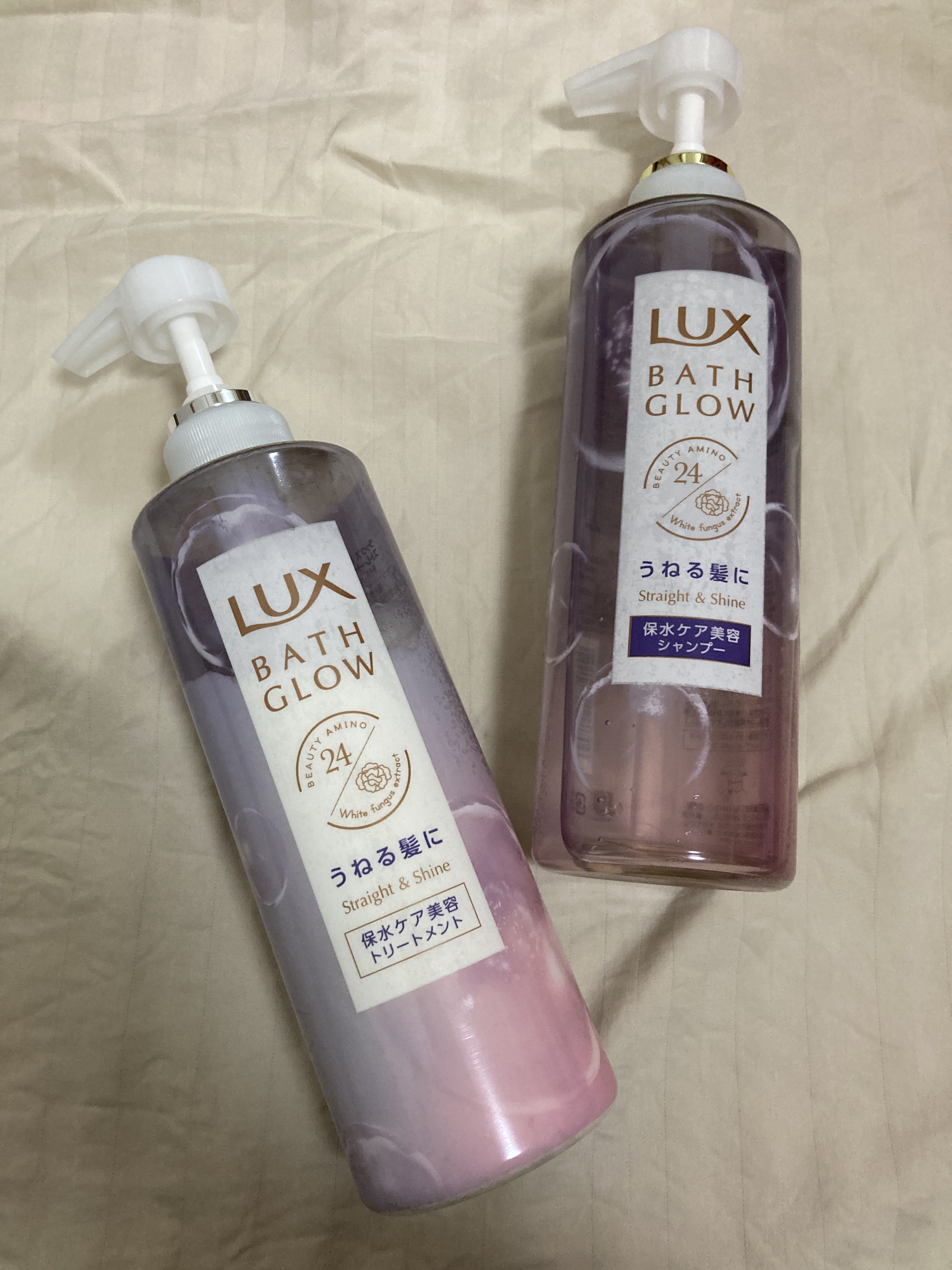 バスグロウ ストレート&シャイン シャンプー/トリートメント/LUX/市販シャンプーを使ったクチコミ（2枚目）