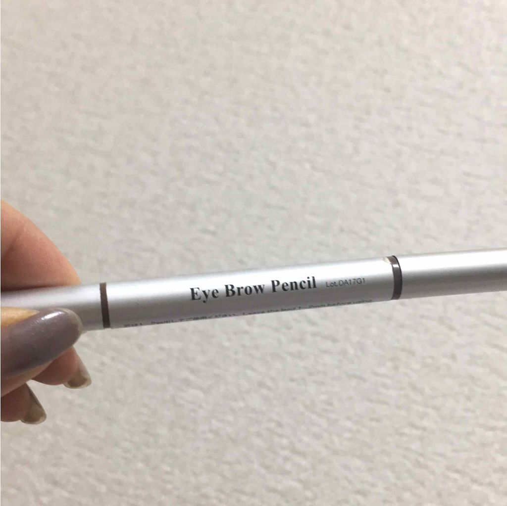 だ円芯 アルミ アイブローペンシル/DAISO/アイブロウペンシルを使ったクチコミ(1枚目)