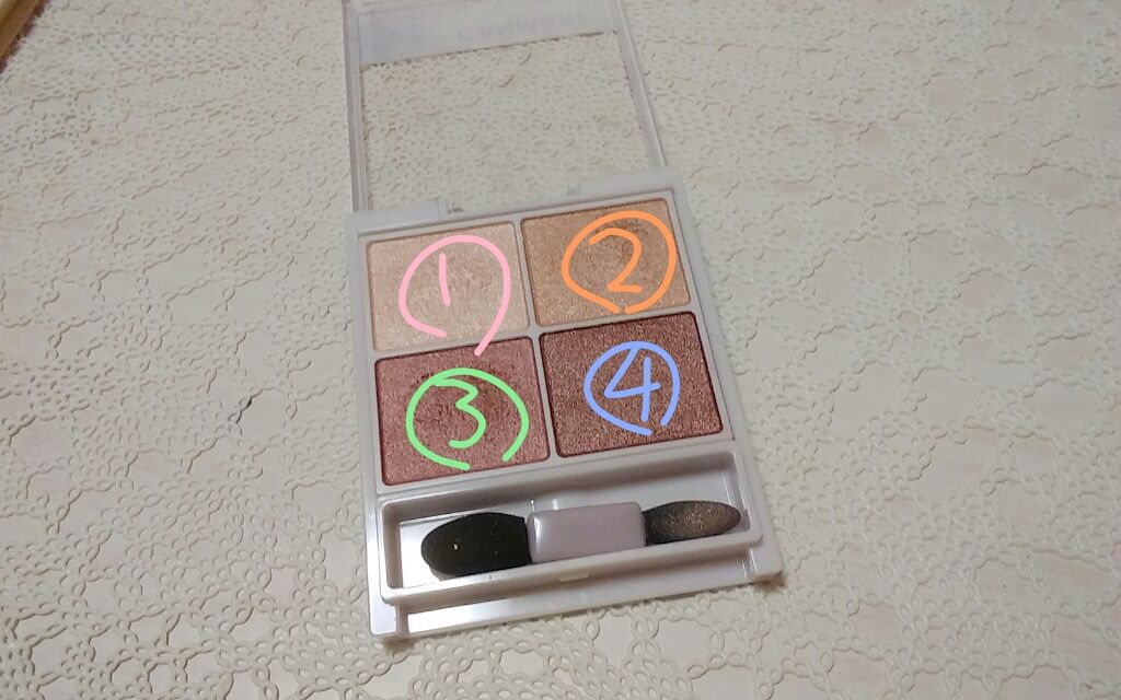 シルキースフレアイズ/キャンメイク/アイシャドウパレットを使ったクチコミ（2枚目）