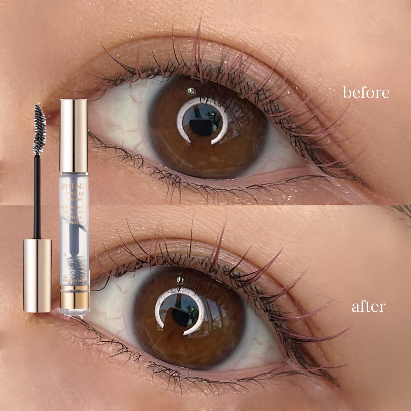 フェニックス カールアップ コーティング/オデットアイラッシュコスメティクス/マスカラトップコートを使ったクチコミ(2枚目)