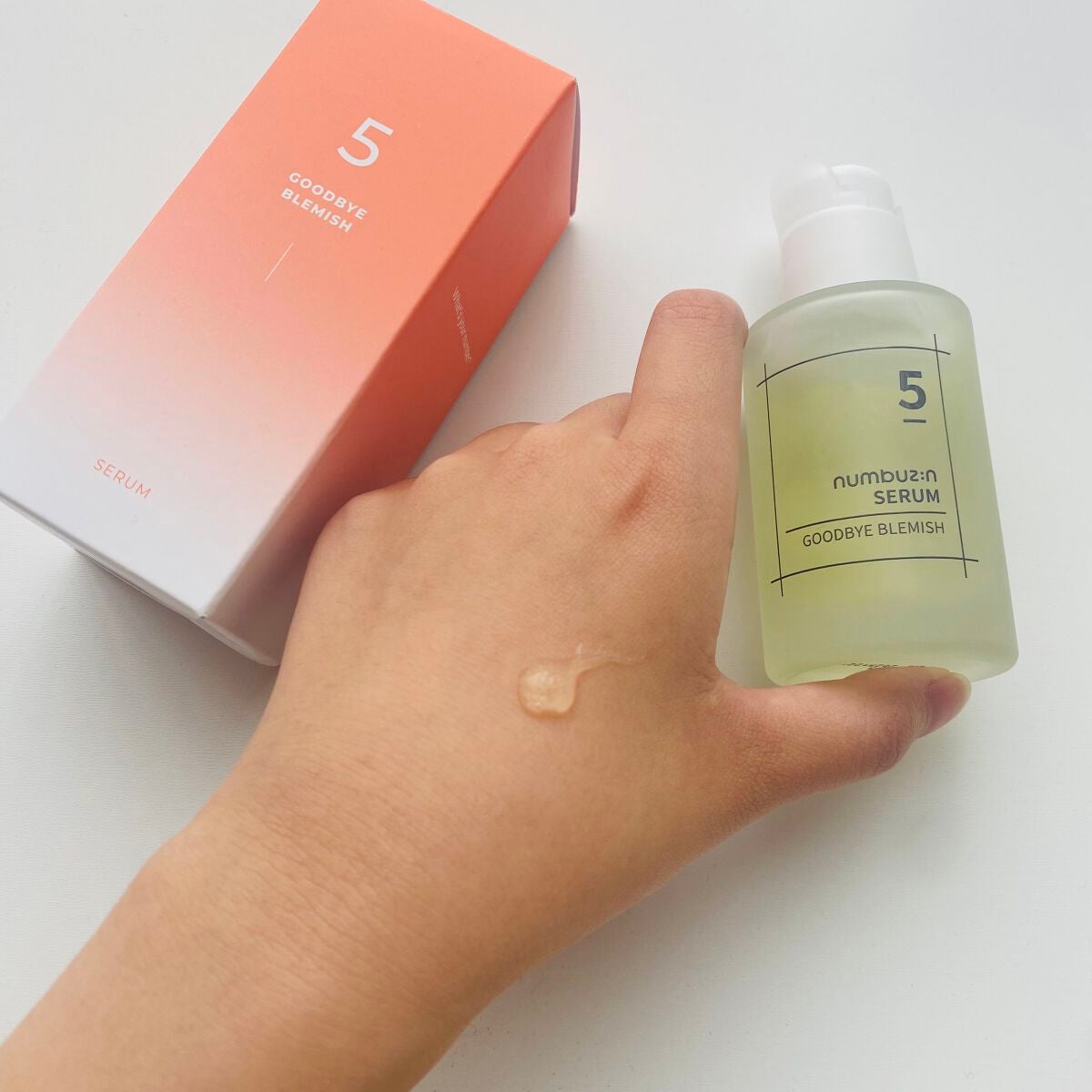 5番 朝晩ビタミン75%セラム/numbuzin/美容液を使ったクチコミ(2枚目)