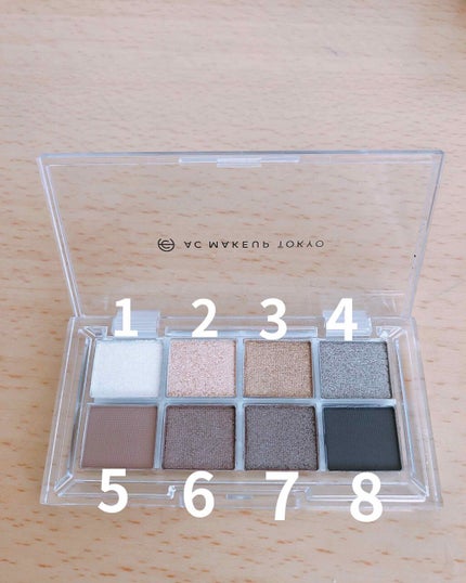 AC 8カラーアイパレット/AC MAKEUP/アイシャドウパレットを使ったクチコミ(2枚目)