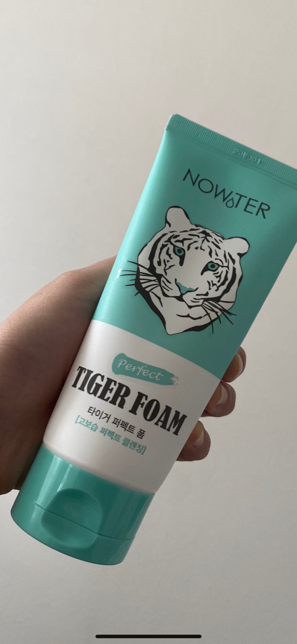 タイガーパーフェクトフォーム/NOWATER/洗顔フォームを使ったクチコミ(1枚目)