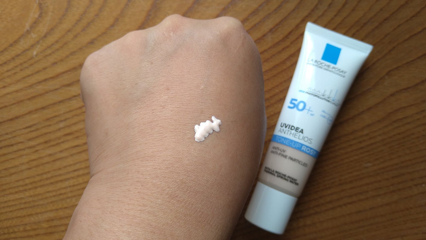 UVイデア XL プロテクショントーンアップ ローズ/ラ ロッシュ ポゼ/日焼け止めクリームを使ったクチコミ(3枚目)
