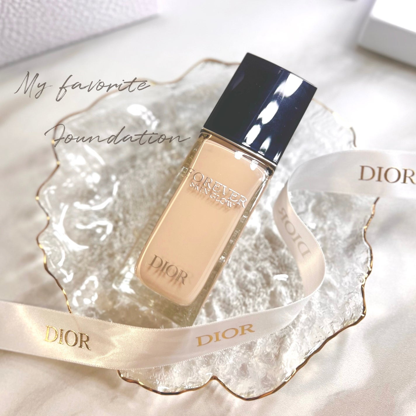 ディオールスキン フォーエヴァー フルイド グロウ/Dior/リキッドファンデーションを使ったクチコミ(1枚目)