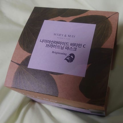 ナイアシンアミドビタミンC ブライトニングマスク/MARY&MAY/シートマスク・パックを使ったクチコミ(1枚目)